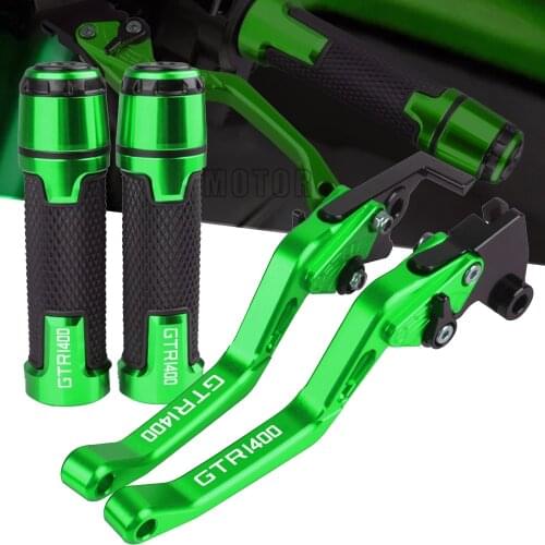 Motorcycle CNC Brake Clutch Levers Handlebar Knobs Handle Hand Grips For Kawasaki GTR1400 CONCOURS 2007-2016 2015 2014 2013 2012