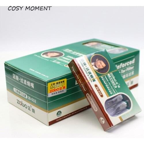 8pcs/lot Smoking Mouthpiece Filter Disposable Cigarette Holder Reduce Tar And Nicotine Filter Mouthpiece SM108