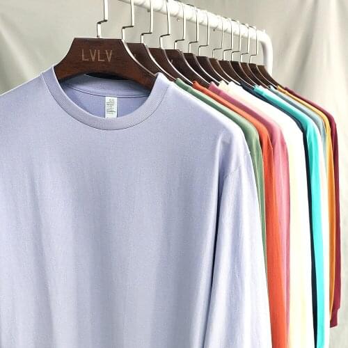 Firmranch Men/Women Summer News 100% Cotton Long Sleeve Round Collar 220G T-shirt Comfortable Inside Wears Full years