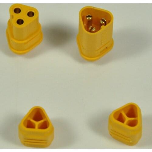 5 Pair AMASS MT60 3.5mm 3 pole Bullet Connector Plug Set For RC ESC to Motor NEW