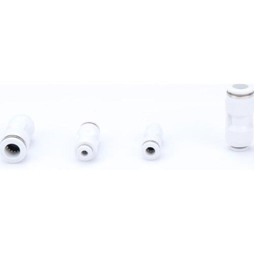 Pneumatic high-end white PG air pipe joint quick connector pneumatic fittings straight-through reducing 8m cylinder fittings