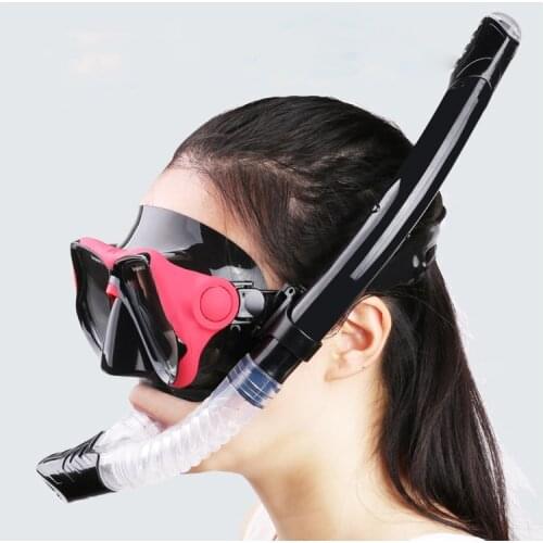Professional Underwater Diving Mask Snorkel Glasses Swimming Training Water Sports Equipment Tempered Glass PVC Scuba Goggles