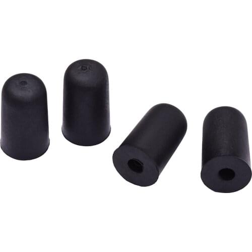 Anti-skid Cello Endpin Tip Cap Rubber Non-Slip Cap Protector Instrument Part Replacement 4 PCS