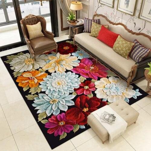 Multicolor Soft Carpets Modern Living Room Bedroom Kid Room Art Decorate Home Carpet Floor Door Mat Simple Nordic Area Rug Mat