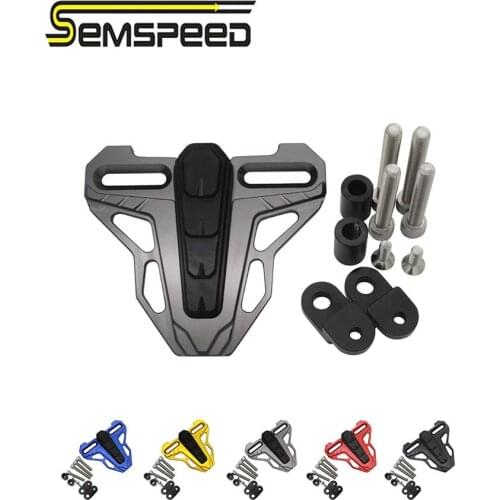 SEMSPEED Motorcycles Front Disc Brake Pump Cover Protector for Honda Suzuki Yamaha BMW Husaberg Kawasaki Triumph Aprilia Benelli