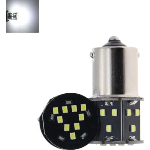 4PCS 6v AC Motorcycle Led Lights G18 R5w Auto Bulbs Equipment Indicator Smd chips Signal Lamp Rear BA15S 1156 BAY15D canbus car