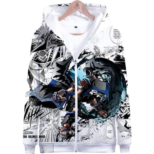 Classic SHAMAN KING Hoodie 3D Zipper Hoodies Men/Women Jackets Hooded Sweatshirt Japanese Anime Harajuku Oversized Clothes