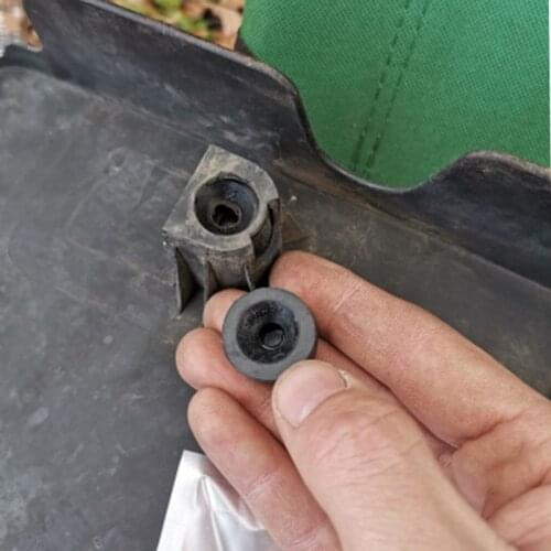 5Pcs Car Front Engine Protective Cover Rubber Cushion Engine Under Plate Pad