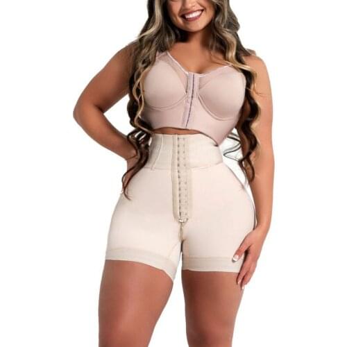 Womens Body Slimming Pants Waist Slimmer Shaper Postpartum Control Panties Bodysuit Fajas Colombianas Post Surgery BBL Post Op