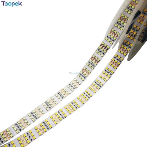 2835 SMD 360LEDs/m Led Strip Light 12V 5M 1800LED Three Row Flexible Led stripe Tape Ribbon 16mm PCB Home Decoration