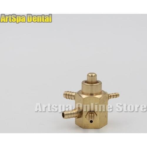 5PCS Dental 4 hole foot valve circular pedal swicth valve foot spool foot control switch valve