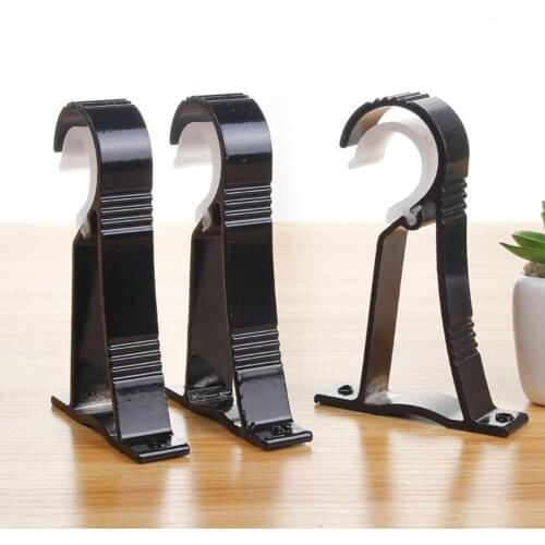6pcs/pack Aluminum Alloy Roman Rod Holder Curtain Bracket Household Accessories