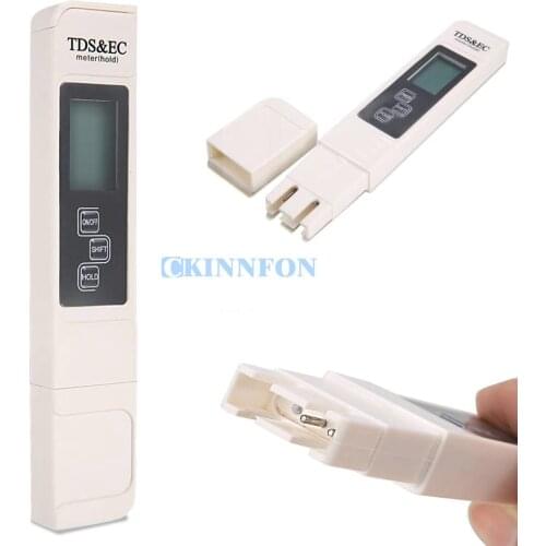 DHL 50PCS 3 in1 Digital LCD TDS EC TEMP PPM PH Meter Tester Filter Pen Water Quality Purity