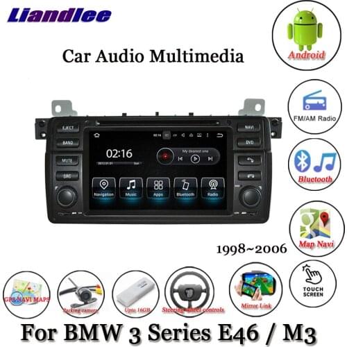 For BMW 3 Series E46 M3 318i 1998-2005 Car Android 10.0 Player Multimedia Stereo System Carplay Androidauto GPS Navigation