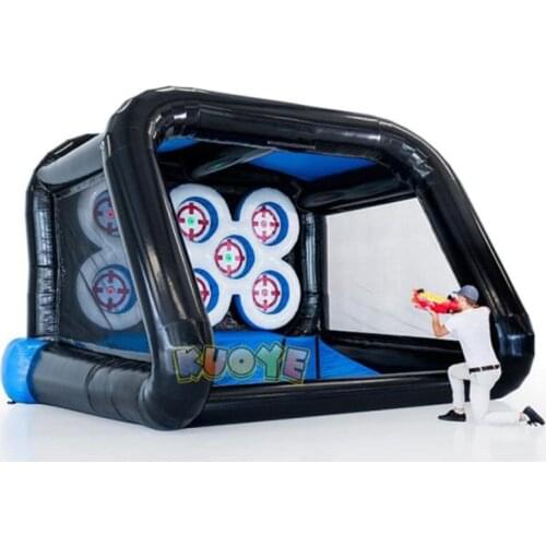 Inflatable Archery Football Dart Shooting Soccer Four In One Shoot Out Goal Gate Door Target Indoor Outdoor Battle Game
