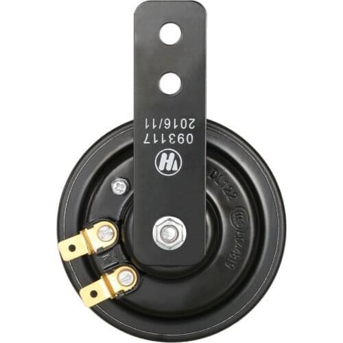 1Pcs Motorcycle Horn Moto Trumpet 12V Black Loud 105db Moped Dirt Bike Electric Vehicle Scooter Air Horns Motorbike Classic Horn