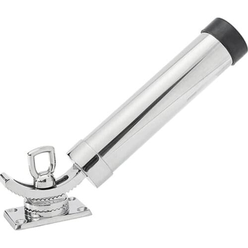 Boat 316 Stainless Steel Fishing Rod Holder Deck Mount Adjustable Yacht Rod Pod Boat Accessories Marine