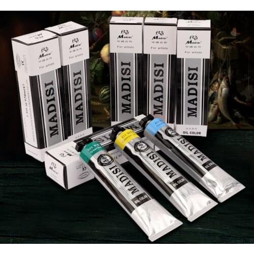 Madisi Oil Paint Golden Pigment 170ml Single Ink Pigment Art Beginners Introduction Acrylic Paints for Painting Pinturas Acrilic