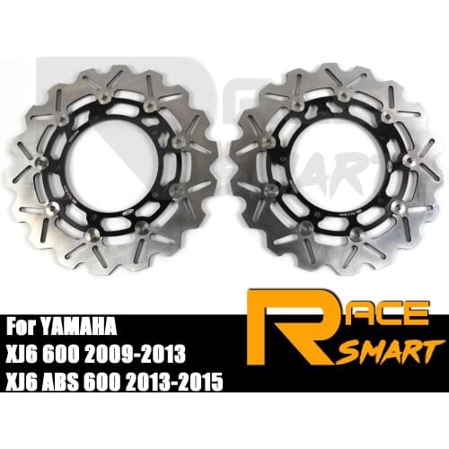 Motorcycle CNC Front Brake Disks Discs Stainless Steel Brake Rotor For YAMAHA XJ6 600 2009 2010 11 2013 XJ6 ABS 2013 2014 2015