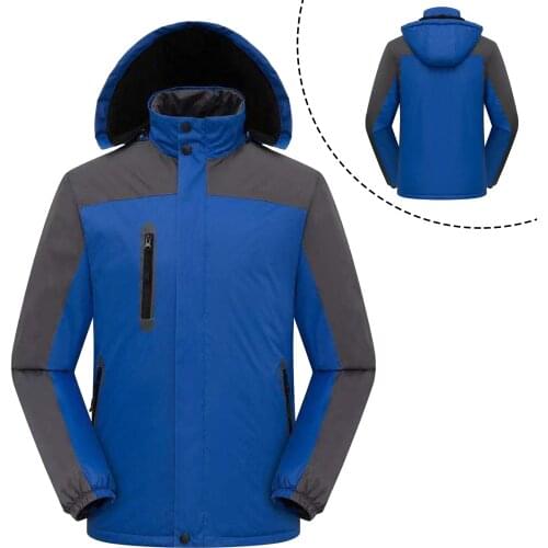 Mens Fleece Windbreaker Jacket Military Hooded Waterproof Windproof Jacket Casual Jacket Mens Womens 2021 Fall/Winter Jacket