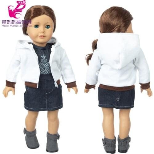 18" Girl Doll Clothes Coat Baby Doll Dress Outfits Children Girl Gifts