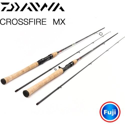 Original DAIWA CROSSFIRE CFF MX FUJI Ring Spinning/Casting Fishing Rod Carbon Fishing lure rod UL/M/ML/MH 1.68/1.83/1.98/2.13m