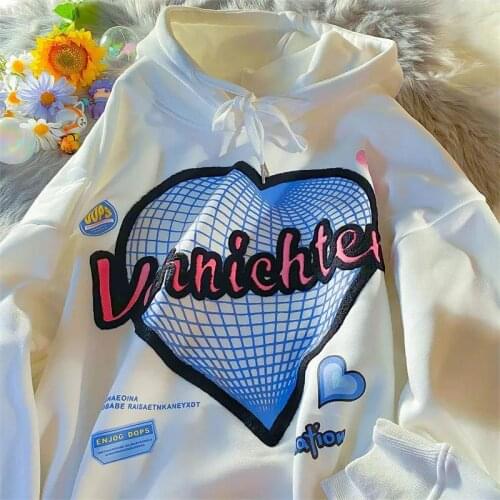 Original Hip Hop Letter Graphic Hoodies Designer Sweatshirt Clothes for Teens 2021 Autumn New Harajuku Casual Long Sleeve Tops