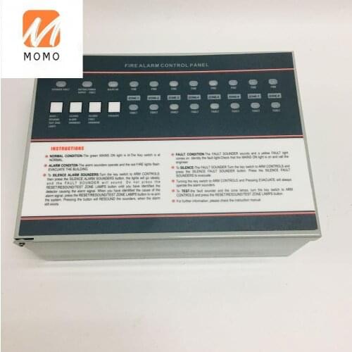 Remote control 8 loops zones conventional zones 220v best fire alarm system control panel