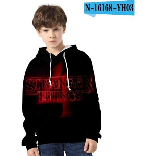 Hot Sale Stranger Things Season 4 Sweatshirt Hoodie Boys/Girls Tv Series Stranger Things Hoody 3D Printed Harajuku Hoodies Tops