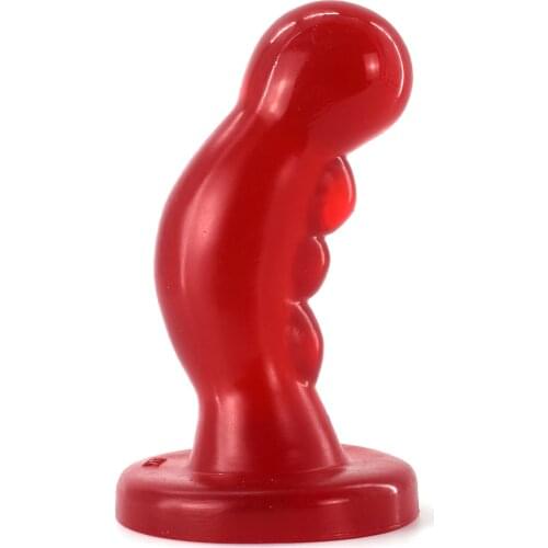 NNSX Convex anal plug new wine red dildo sex product for female masturbation big huge fake dick for men sex games ass plug adult