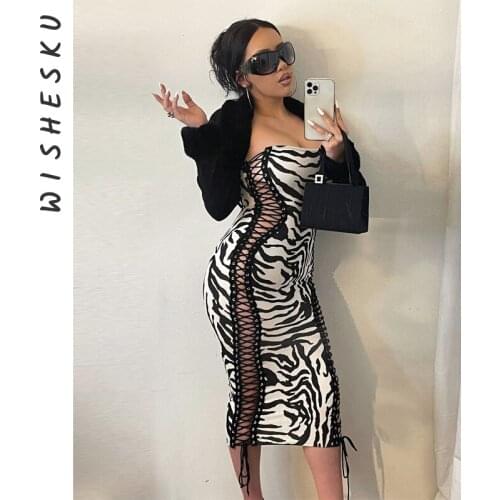 WISHESKU Fashion Tight Dresses