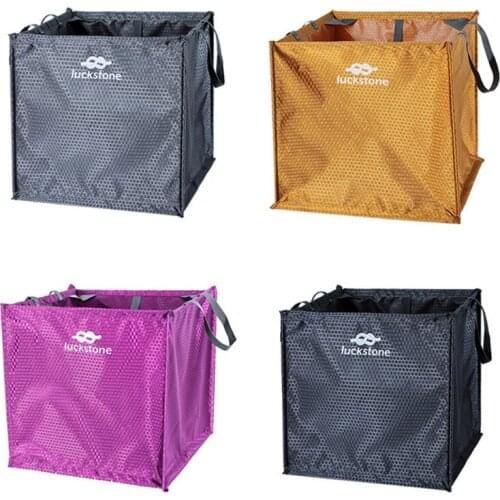 XXUF Nylon Foldable Cube Box Container Hike Rock Climbing Throw Line Rope Storage Bag