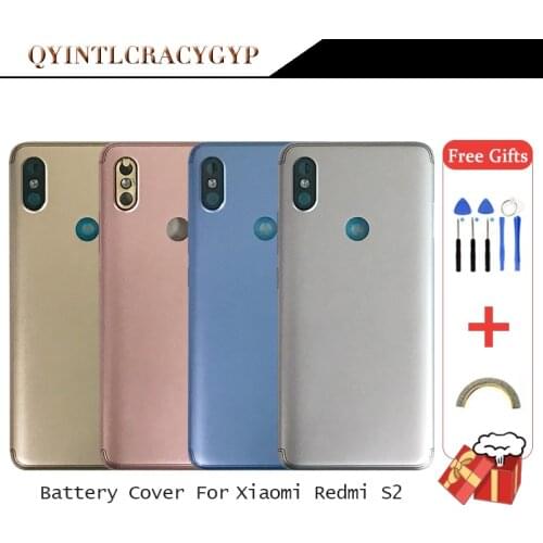 AAA Battery Back Cover For Redmi S2 Battery Back Cover Case For Redmi S2 Housing +Volume buttons + Power Buttons