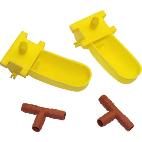 2 Pcs Canary Parrot Starling Pet Bird Hanging Bird cage Automatic Bird Cup drinking Water Bowl Goods For Pets
