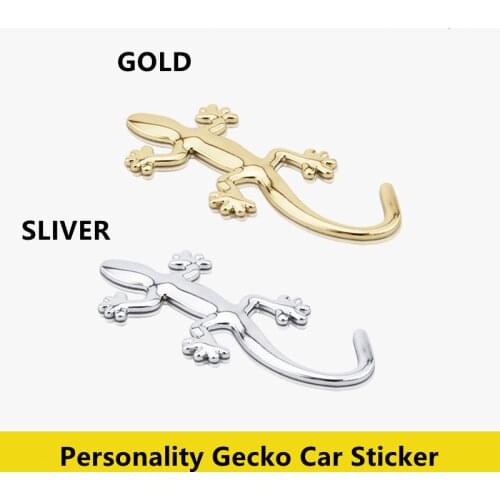 3D Carbon Fiber Personality Gecko Sticker Car Motorcycle Fuel Tank Pad Motorcycle Protective Sticker Universal Gecko