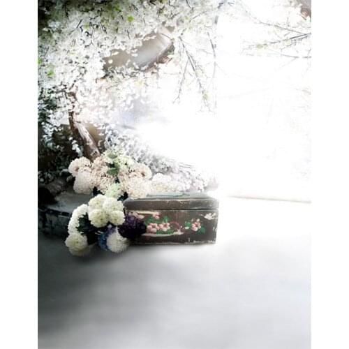5x7ft Flowers Tree Box Photography Backdrops Photo Props Studio Background