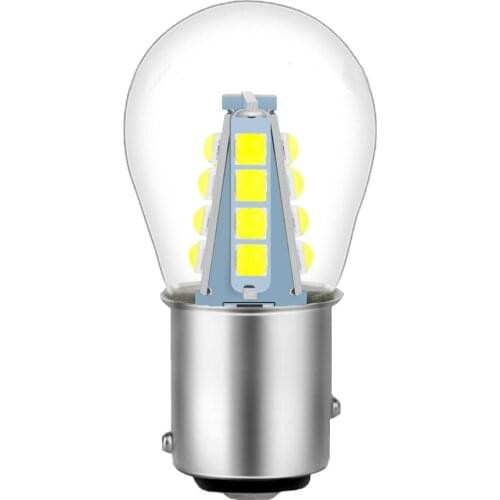 8/16 3030 chips led P21 5W bay15d car light S25 1157 auto vehicle reverse turning signal bulb lamp DRL white 6000K 12v 24v