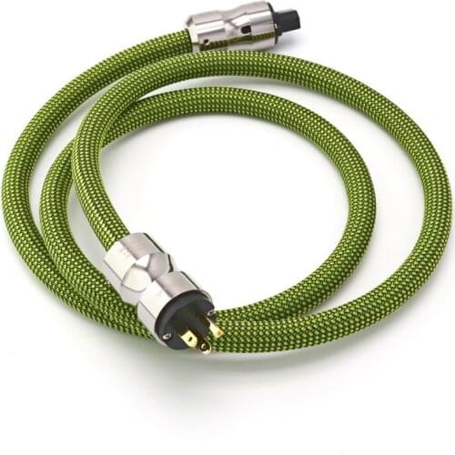 Krell Copper Silver Mixed Core Shockproof Tensile Audio Power Cable US/EU Power Plug