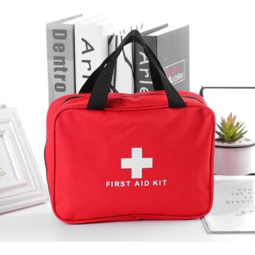 Outdoor Camping Emergency Medical Bag First Aid Kit Pouch Rescue Kit Empty Bag for Travel Survival Kit 25*18*8cm