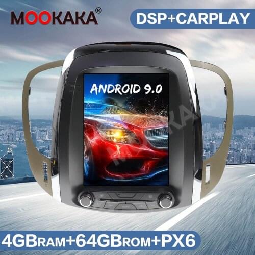 Tesla Style Android 9 64GB PX6 Car Radio GPS Navigation For Buick Lacrosse 2008-2014 Auto Multimedia Player Stereo Head Unit DSP