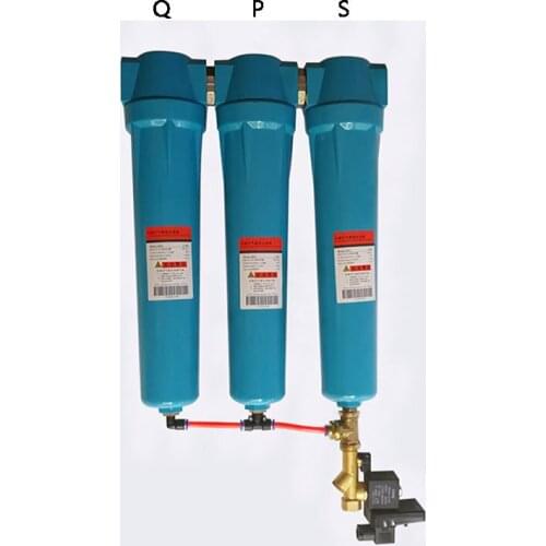 060 Q/P/S/C Automatic Air Compressor Dryer 1-1/2" Oil Water Separator Compressed Air Precision Filter Dryer QPSC