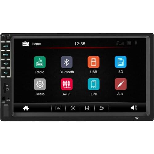 12V 7 Inch High Definition Car bluetooth MP5 Player Car Multimedia Player Support GPS Navigation Wireless Internet
