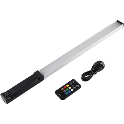 RGB LED Video Light Flash Tube Lights Filming Photographic Lighting 7.4V 10W