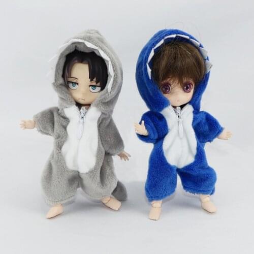 Ob11 baby clothing Megalodon shark modeling home clothing 1/12 BJD GSC Body9 Molly bjd doll clothes doll accessories