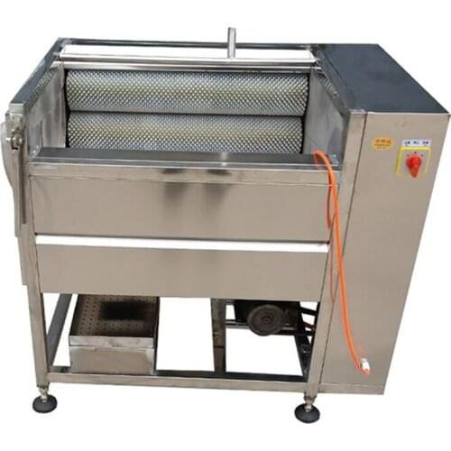 Root Vegetable Fruit Ginger Potato Roller Peeler Washing Peeling Cleaning Machine