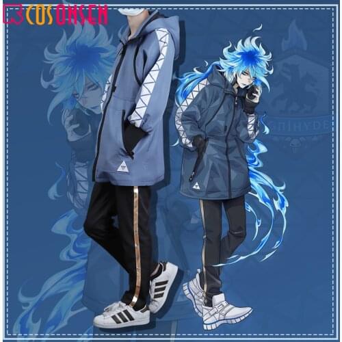 Twisted-Wonderland IGNIHYDE Cosplay Hercules Idia Shroud Costume Idia School Uniform Sports Suit Jacket COSPLAYONSEN Custom Made