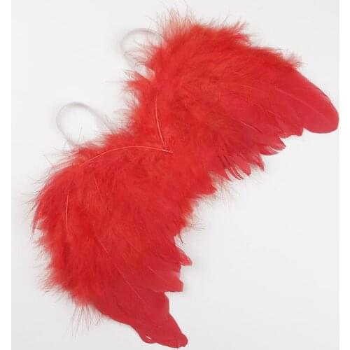 Photography Props Costumes Birthday Party Angel Wings Feather Newborn Infant Baby Toddler Announcement Photo Shooting