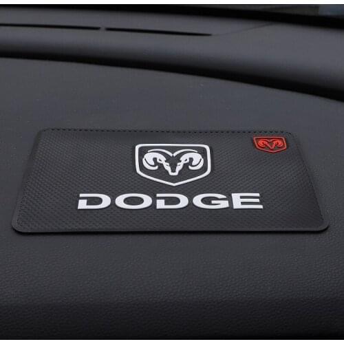 1Pcs Car Dashboard Non-Slip Mat PVC Silicone Anti-Slip Pad For Dodge Caliber Ram 1500 Caravan Journey Charger