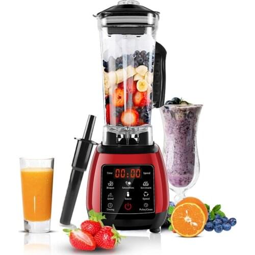 LEARNHAI New Timer BPA Free 3HP 2200W Commercial Blender Mixer Juicer Power Food Processor Smoothie Bar Fruit Electric Blenders