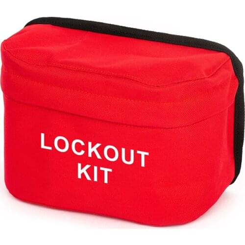 Lockey Red Personal Safety Portable Lockout Tagout Bag